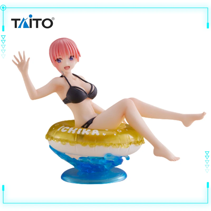 

TAITO Original Genuine Aqua Float Girls The Quintessential Quintuplets Movie Nakano Ichika Swimwear 10cm Anime Figure Model Toys