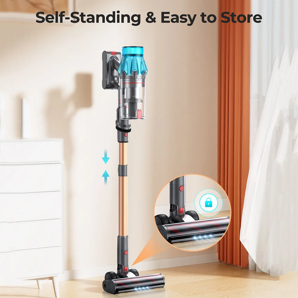 Fieety V7 コードレス掃除機 550Ｗ40kpa 強力吸引 PSE認証済 Fieety V7 Cordless Vacuum Cleaner