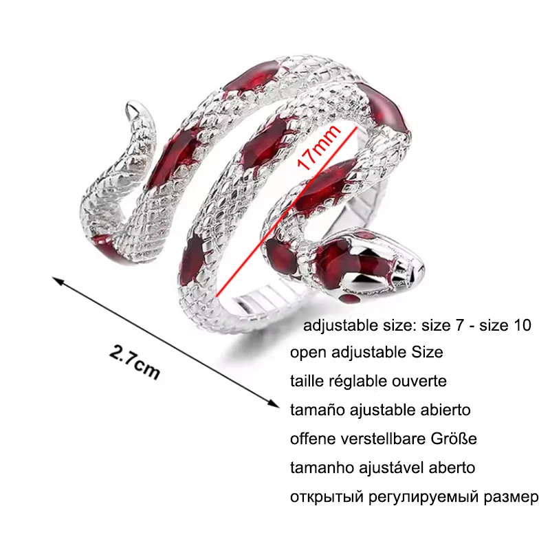 Snake Ring Clothing Party Dance Creative Animal Jewelry Accessories Party Gift