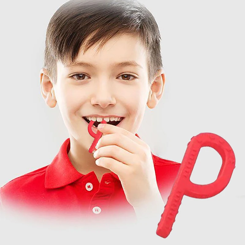 Grading Bite Blocks Chewing Teether For Kids Adult Oral Motor Mandible Bite Force Trainer Autism Sensory Speech Therapy speech therapy teeth massager