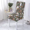 Easter Style Chair Cover Elastic Chairs Covers Rabbit Pattern Kitchen Seat Case Sretch Chair Cover For Banquet Home Stuhlbezug 4