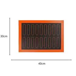 Enhanced Non - Stick Perforated Silicone Baking Mat for Perfect Heat Distribution (40X30Cm B)