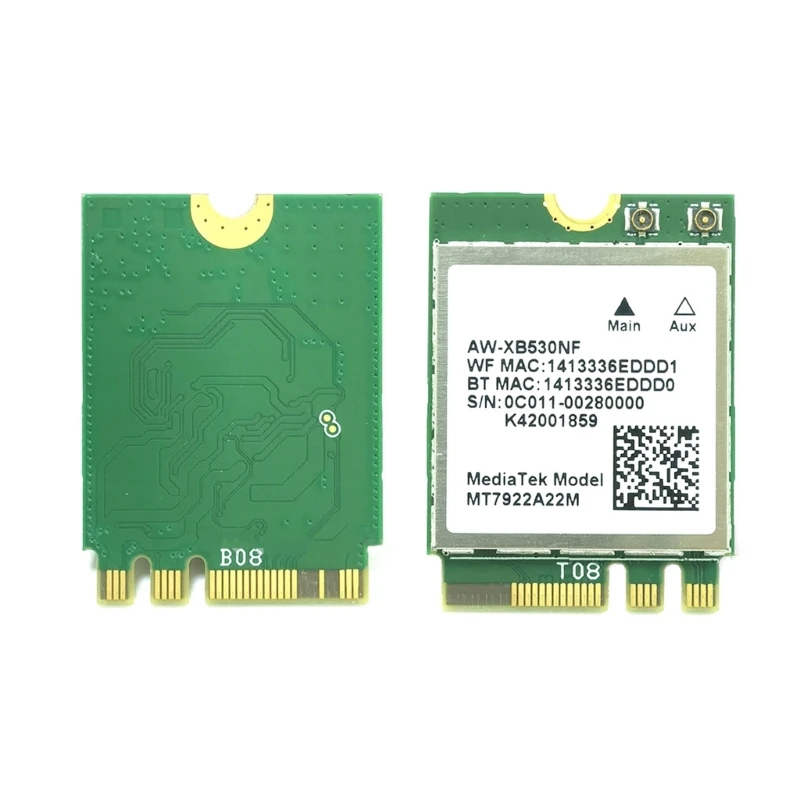 英　0226 Wi-Fi 6E MT7922 (RZ616) AW-XB530NF Wireless LAN- Card 802.11