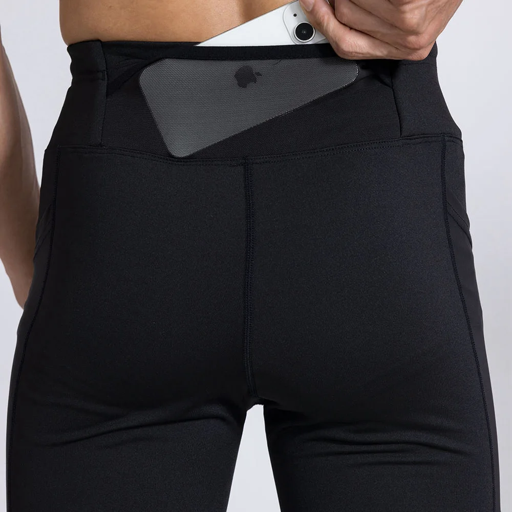 Men Outdoor Running Tights Pocket GYM Exercise Fitness Leggings Basketball Hiking Trainning Sport Soccer Compression Clothing
