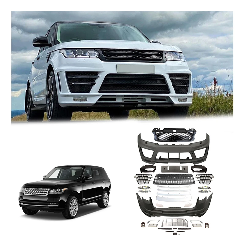 Auto Parts LM Style Body Kit Front Rear Bumper Head Lamp Fender Wide Body Kit For Land Rover Range Rover 2014-2017 on sale datong world car remote key for land rover range rover evoque freelander discovery4 id49 chip 315mhz 434mhz keyless entery