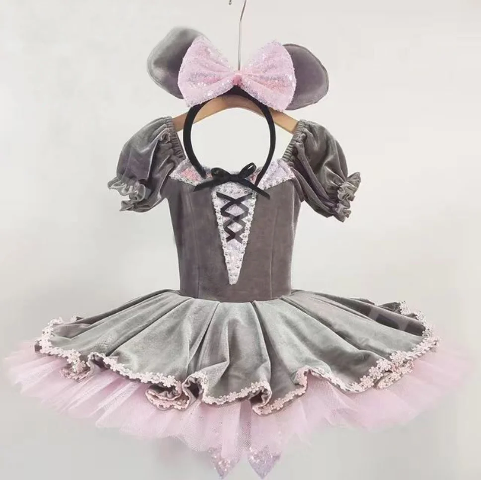 

High-end professional million clown variations tutu private custom adult children performance competition dress women's costume