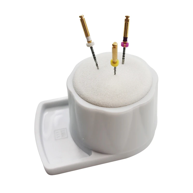 

Dental Root Canal File Cleaning Table Sponge Root Canal Holder Autoclavable Dental Laboratory Instruments