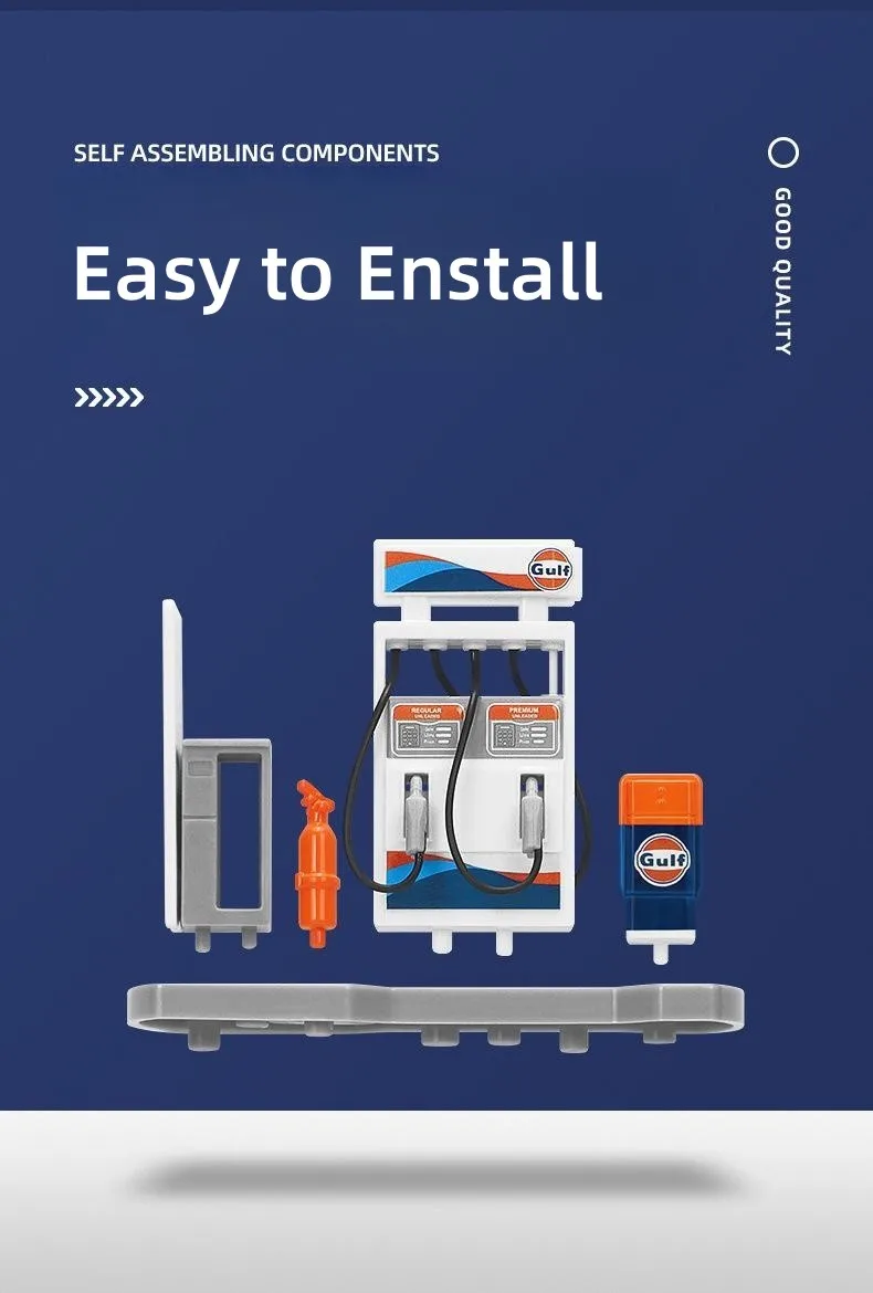 1:64 Shell Benzin İstasyonu Model Seti