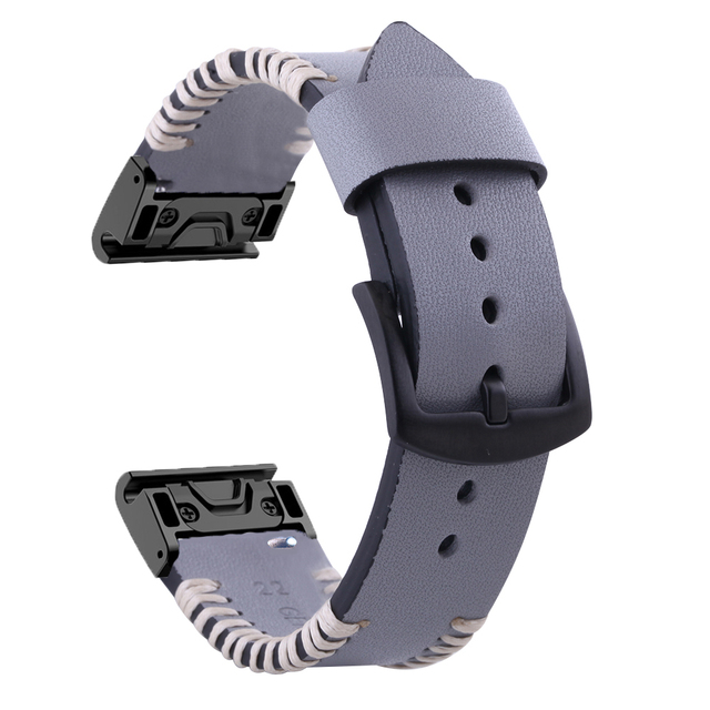 QuickFit 26 22mm Smart Bands For Garmin Fenix 7 7X 6X 6Pro 5 5X Plus 3HR EPIX Easyfit Leather Smartwatch Wrist Straps Correa