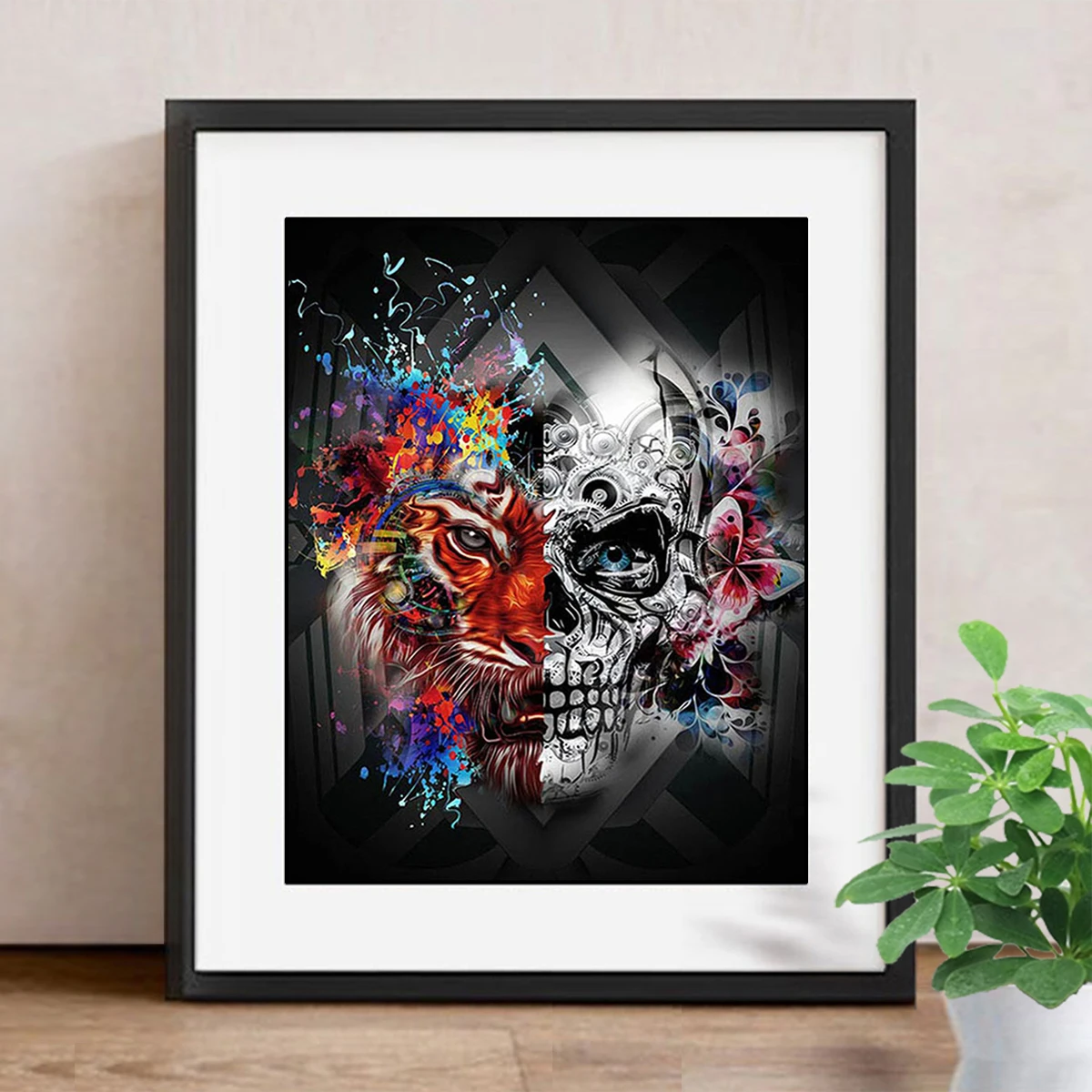 5D Diamond Painting Skull Lion Embroidery Cross Stitch Decoration Full Square Diamond Mosaic