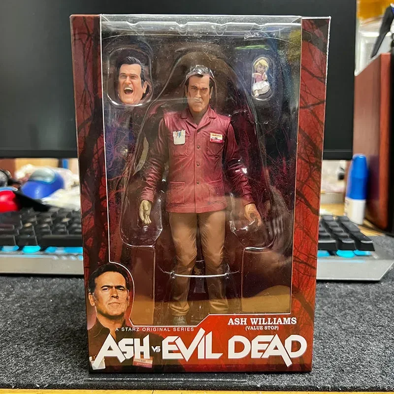 

Authentic Neca First Edition Ghost Playman Movie Edition Ash Ashe Evil Ghost Elligo Action Figure Collection Model Decoration