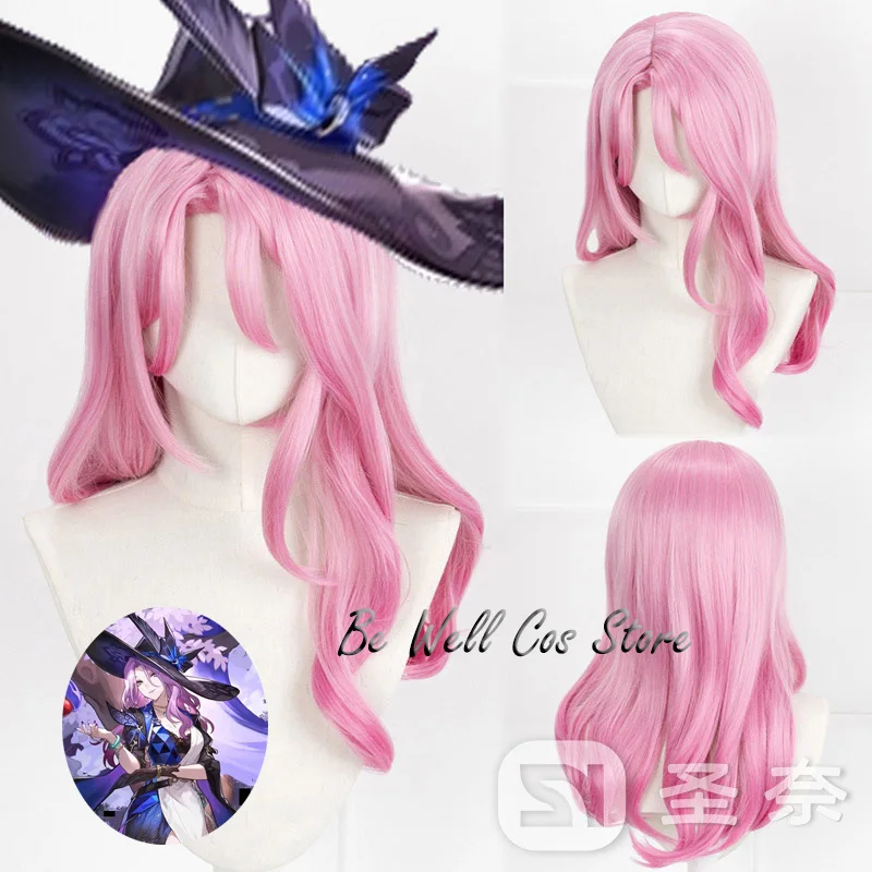 

Honkai Star Rail Jade Cosplay Wig Pink Long Heat Resistant Synthetic Hair For Women Girls Halloween Party