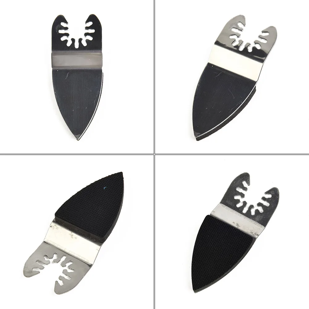 

Durable New Sanding Pad Base Power Tool Oscillating Finger Silver Stainless Steel Universal Black Finger Sanding