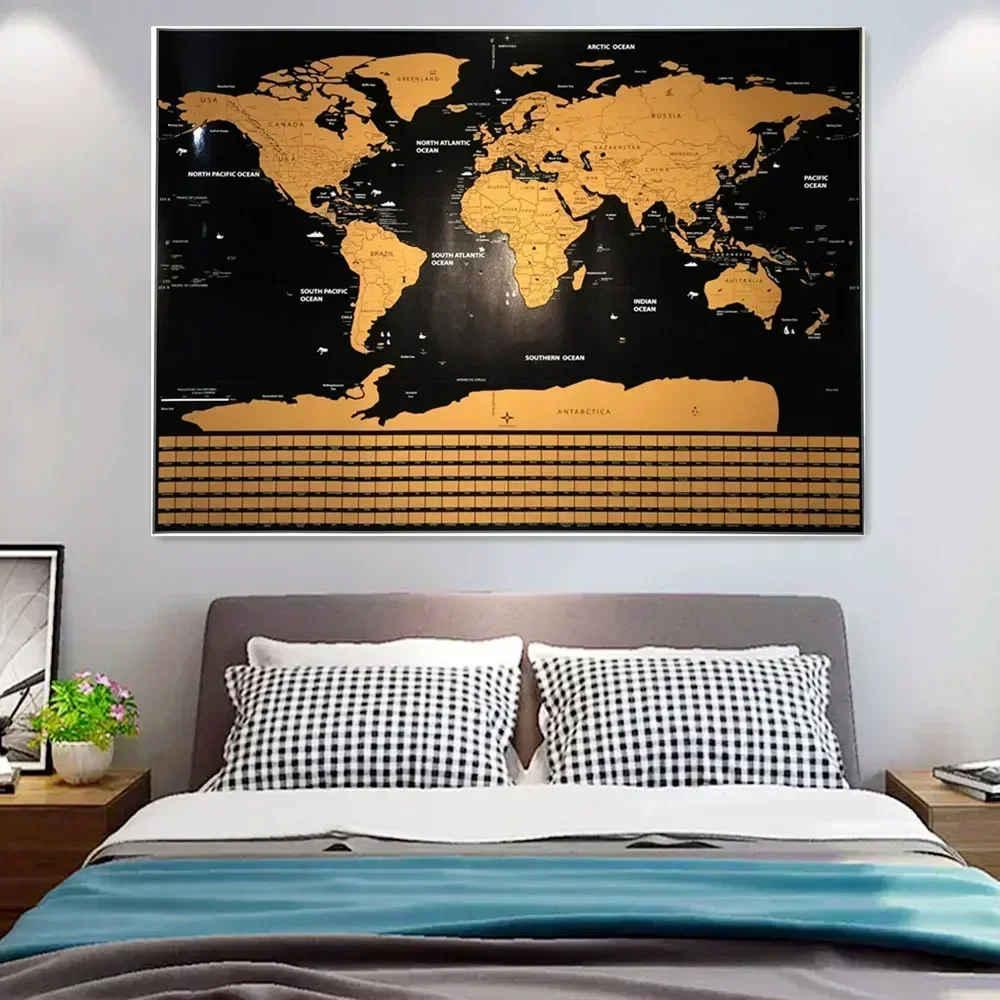 Mappe Del Mondo Gratta E Vinci Di Grandi Dimensioni Mappe Da Viaggio Antigraffio In Edizione Deluxe Con Diario Di Viaggio Visivo A Strati Gratta E Vin