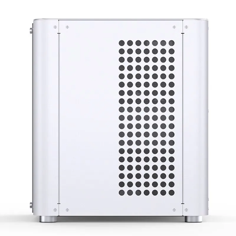 JONSBO TK-1 M-ATX Case Ring Tempered Glass Side Penetration E-sports Seaview Room Desktop Computer Mini Chassis