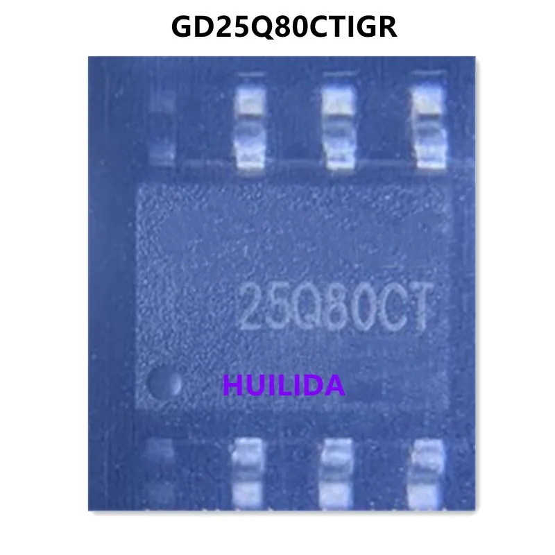 5pcs/lot GD25Q80CTIGR 25Q80CT GD25Q80CT GD25Q80CTIG SOP 8 100% New ...