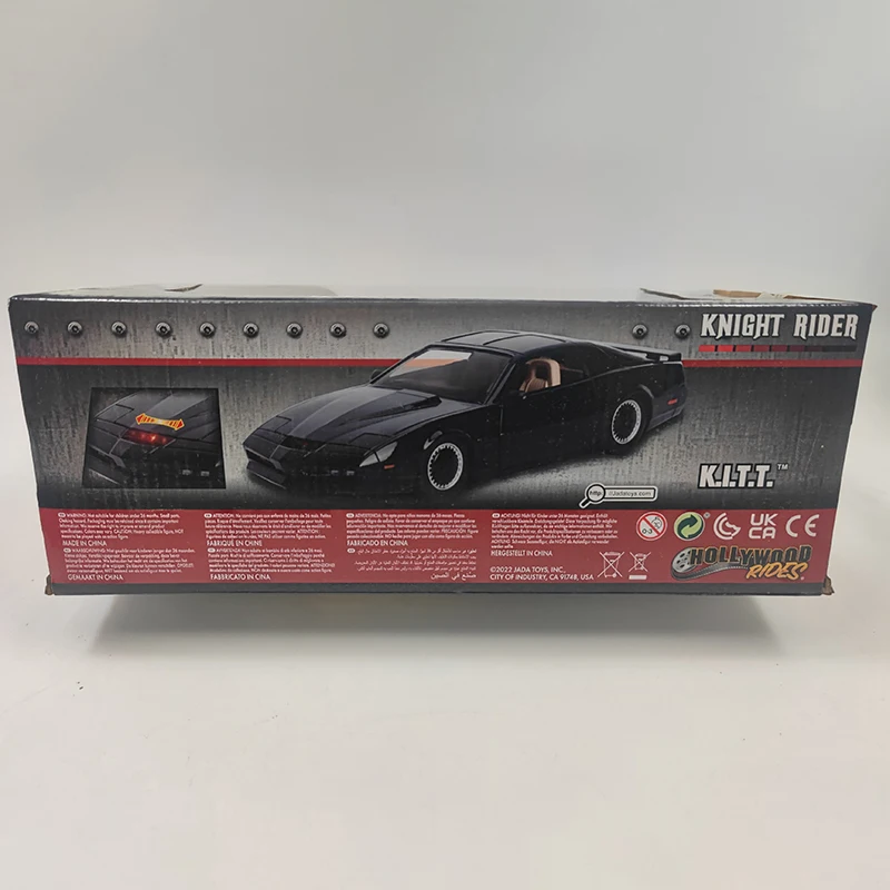 Diecast 1:24 Scale Knight Rider Sports Car Sedan Model Alloy