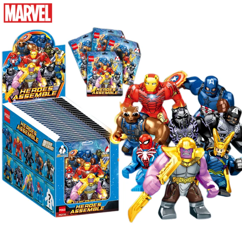 Set 5 Muñecos Avengers Ironman Spiderman Hulk Thanos Con Luz