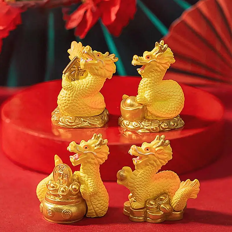 

Китайский новый год, дракон, настольное украшение, статуэтка дракона, миниатюрный ландшафт, фотоподарок, украшение для дома