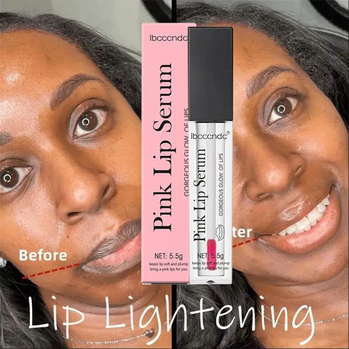 Lips Pink Serum Remove Dark Lip Melanin Bleaching Plump Lipstick Remove Line Moisturizing Repairing Lip Care Makeup Cosmetics