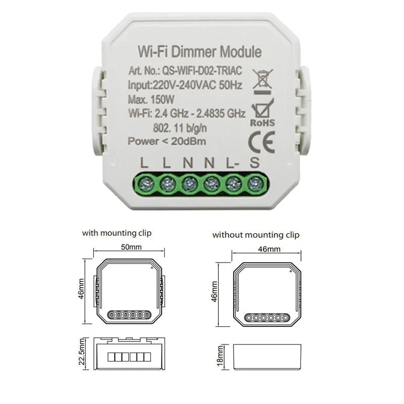 Tuya D02-1C  ַ      ġ, ޴   ġ, 220-240V