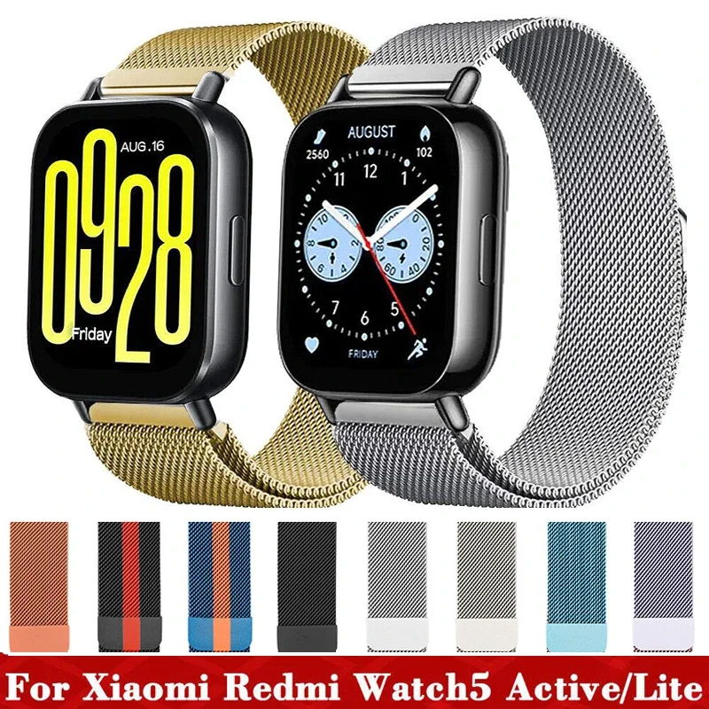 Milanese Magnetic Loop Stainless Steel Watch Strap Bracelet, 20mm/22mm