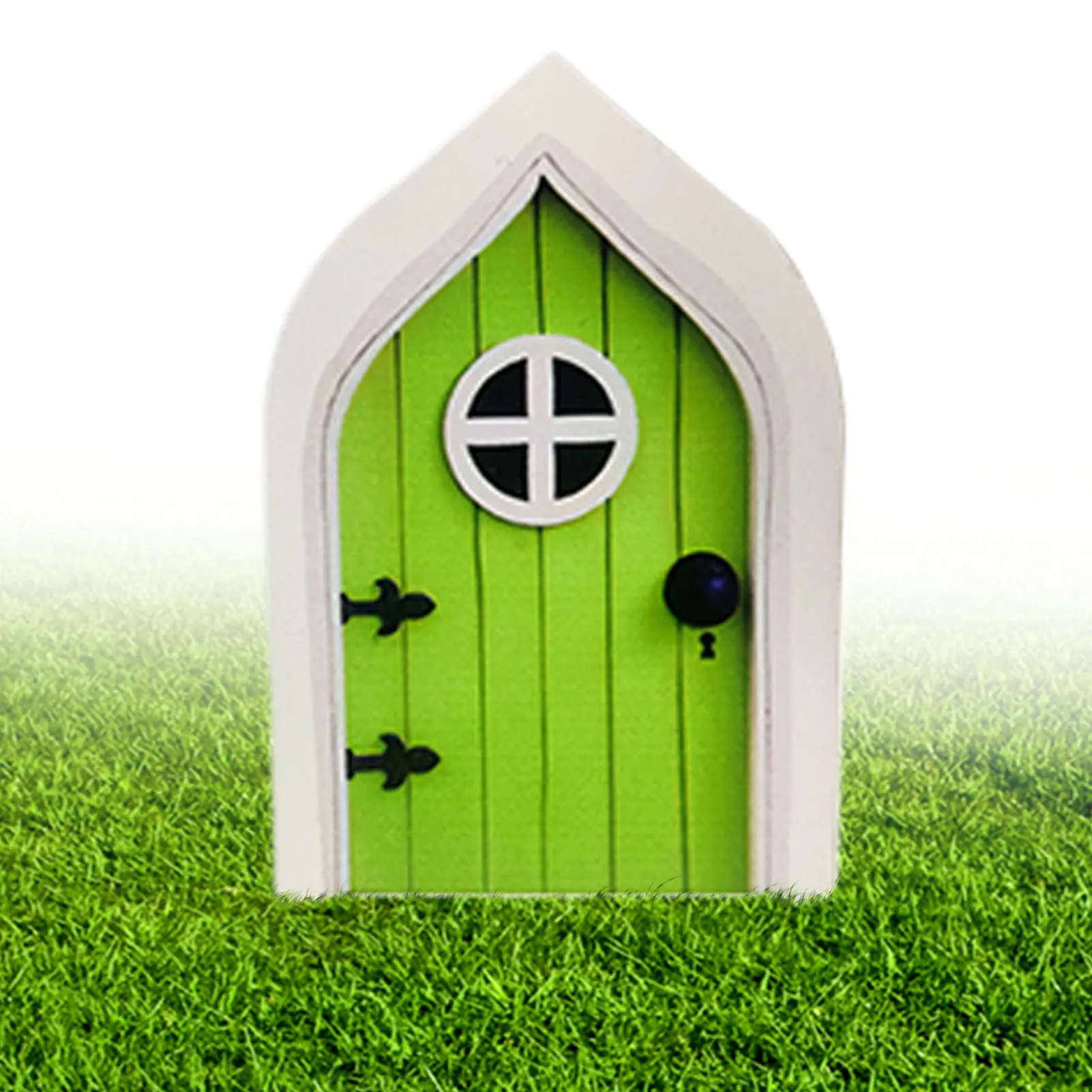 6 Pezzi Fata Porta Kit In Miniatura Fairy Doors Multi-Color Hobbit Door Fairy Doors Per Alberi Outdoor Mini Fairy Garden Door Great