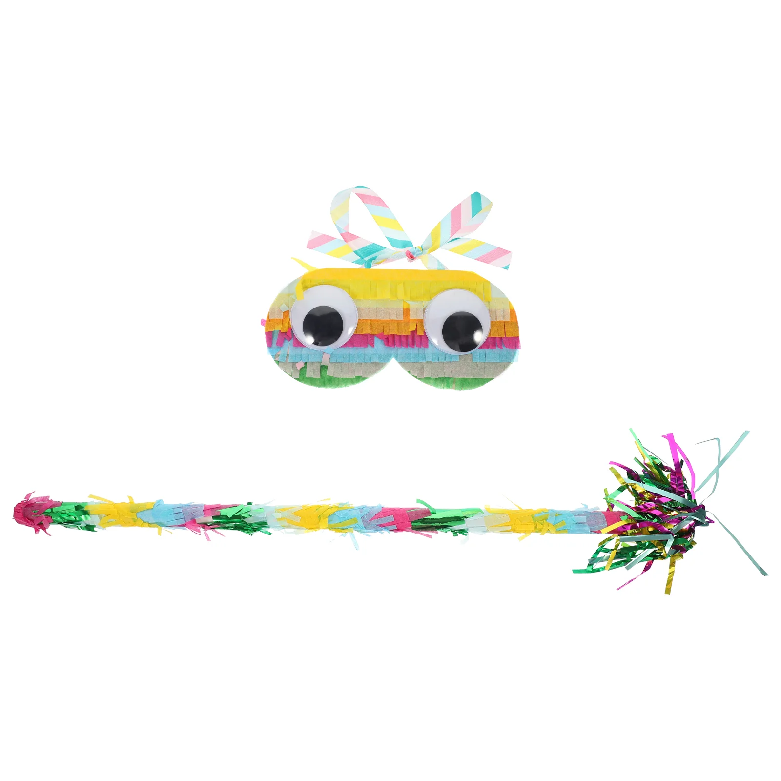 Pinata Toy Party Sticks Multicolored Decorate Prop Paper Kids Games Fun Birthday Celebration Decoration Child for Boys