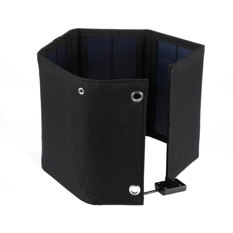Caricatore Solare Pieghevole da 100W con Uscita USB 5V, Celle Solari Portatili per Ricarica Telefono, Casa, Campeggio, Escursionismo - Image 5