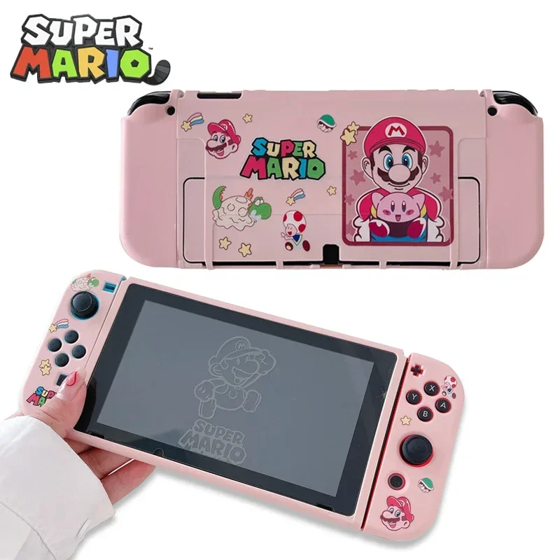 Custodia Protettiva In Tpu Super Mario Soft Per Nintendo Switch Ns Oled Cartoon Anime Joy-Con Controller Cover Protettiva