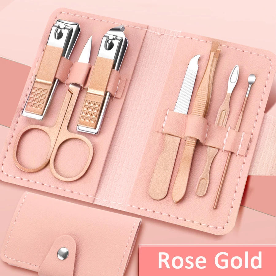 Nail Clipper Set Nail Clipper Nail Care Kit Nail Scissors Set Nail Clippers Manicure Pedicure Kit Manicure Set Manicure Sets Manicure Nail Clipper Set Nail Clippers Kit 7Pcs stainless steel Nail Clipper Set Household Manicure Beauty Tools Portable