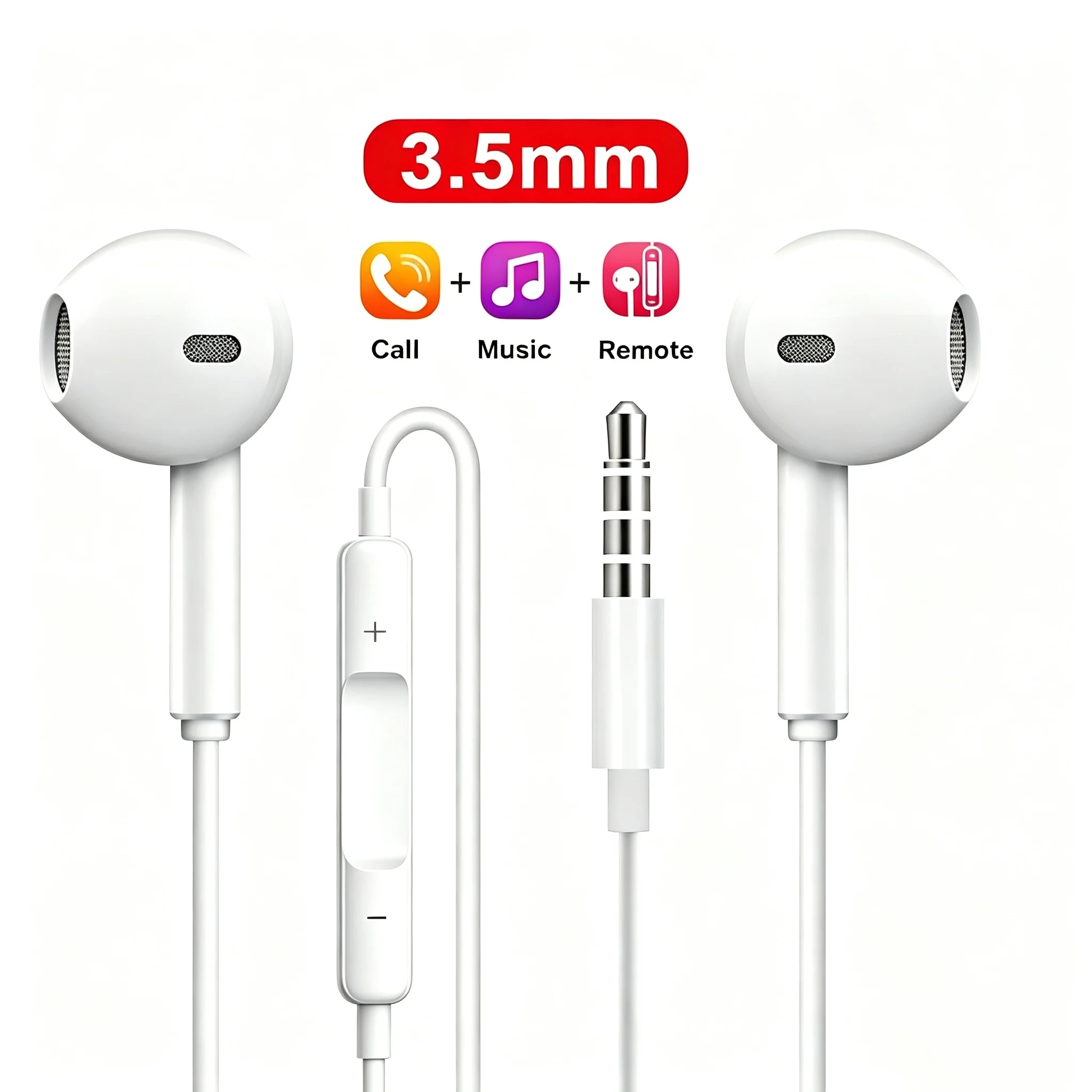 Premium Type C Wired In-Ear Earphones - High-Quality Sound & Comfort