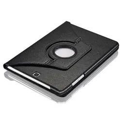 Luxury 360° Rotating Premium PU Leather Tablet Case for 9.7 inch Tab S2 (Black)