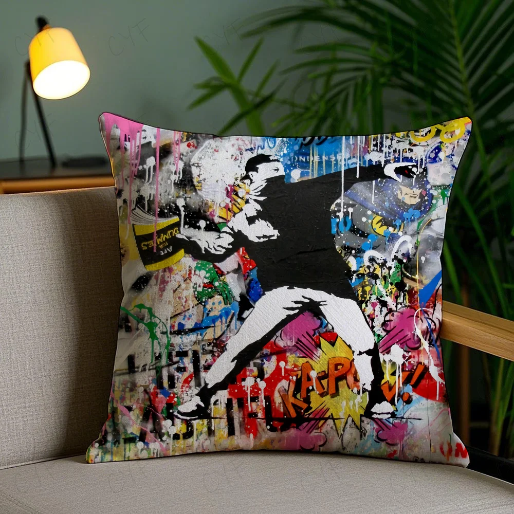 Embroidered Nordic Throw Pillow Covers