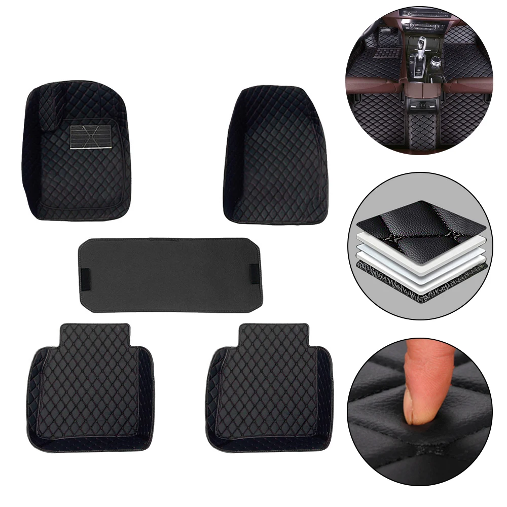 

Car Floor Mats Universal For PEUGEOT 206 207 208 301 307 308 405 408 508 2008 3008 Foot Pads Protector Mat Interior Accessories