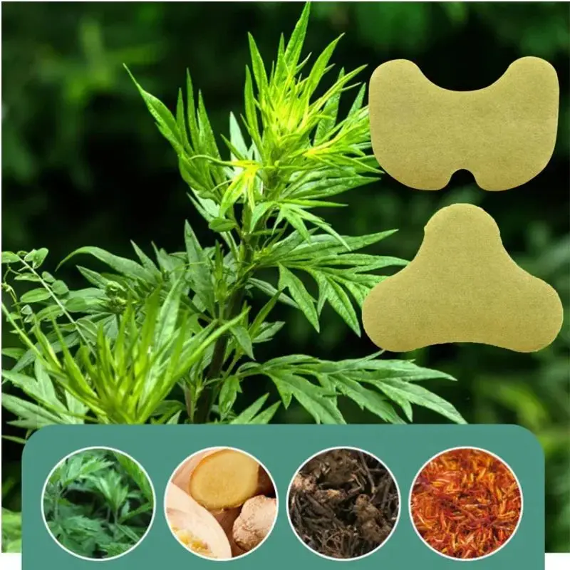 12 Pcs Wormwood Knee Patches Quick Relief for Muscle Soreness Arthritis and Tenosynovitis