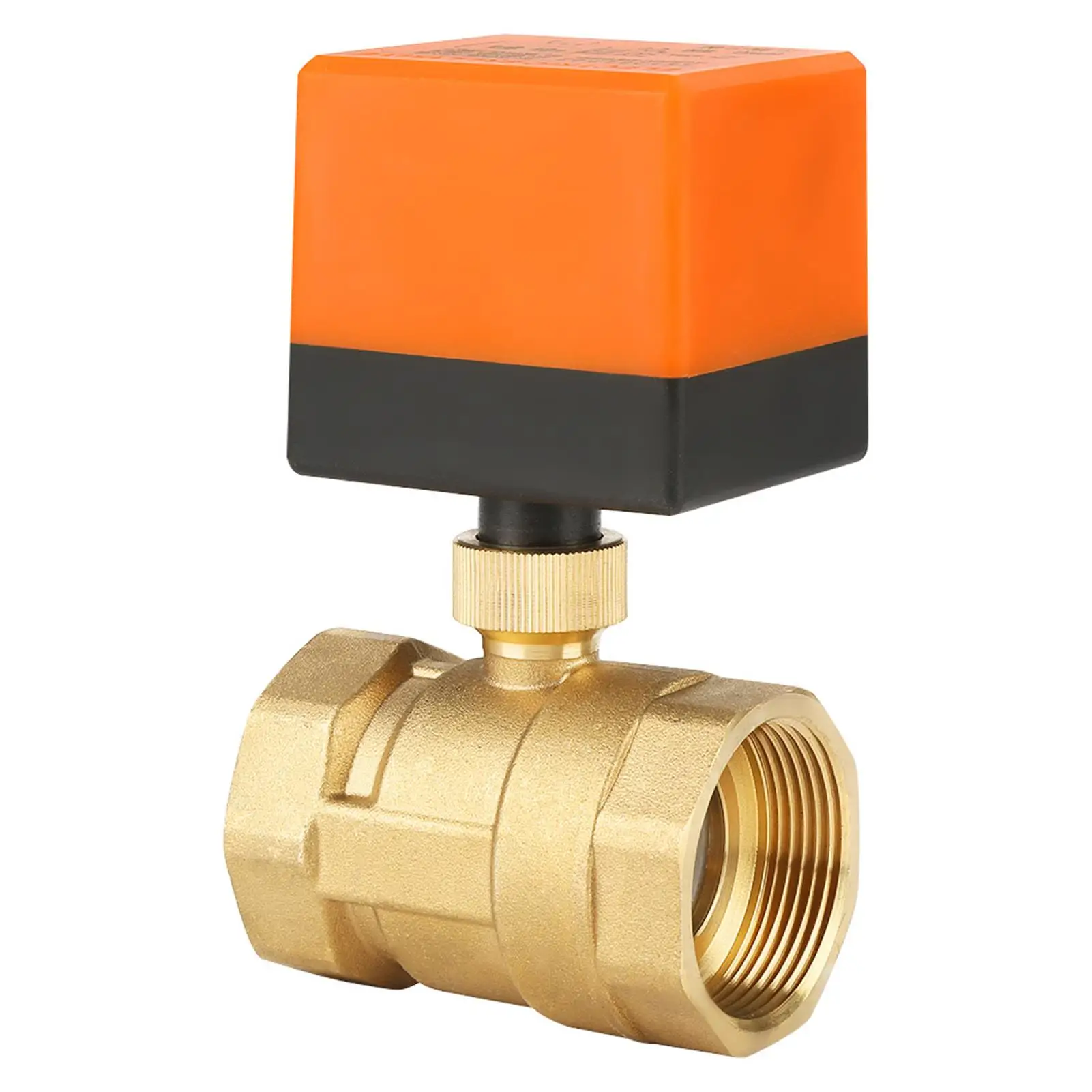 AC220V Electric Solenoid Ball 3-Wire Brass 2-Way DN40 G112 Water Usage