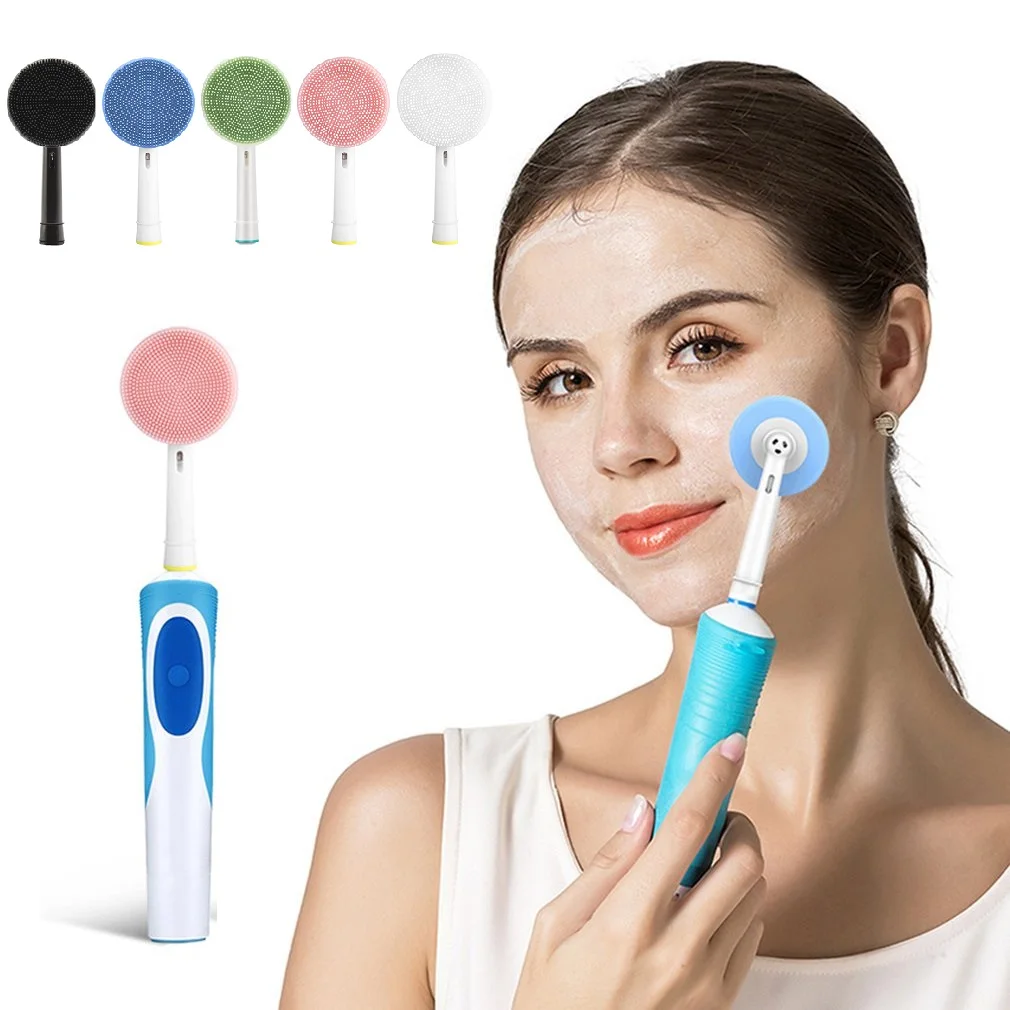 Powered facial cleansing devices