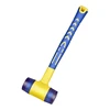 1 double headed installation hammer, 25mm to 45mm rubber hammer with rubber handle, detachable insulated installation hammer 6