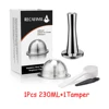 1Pcs 230ML 1Tamper