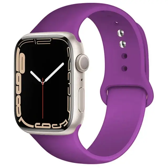 Silicone Band For Apple Watch strap 46mm 44mm 45mm 40mm 41mm 42-38mm 49mm sport bracelet iwatch series 11 10 9 8 7 6 5 SE Ultra3 - Image 40