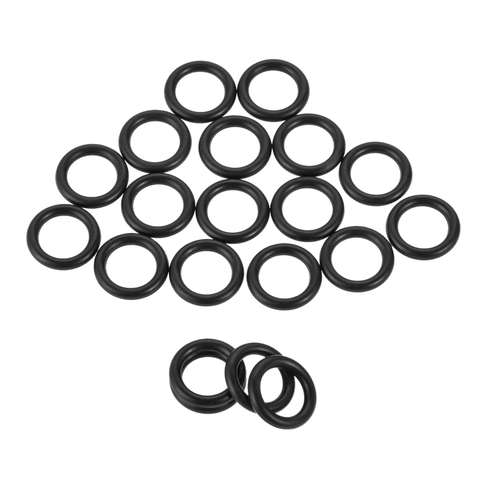 20pcs/set Propane Natural Gasket O-Ring Gas Leakage Sealing Soft Ring Adapter Fitting Cylinder POL Connector Replace Accessories