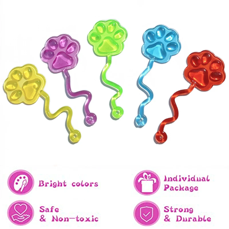 Cat Sticky Palm Elastically Fidget Toys for Kids Birthday Party Favors Treats Guest Gifts School Incentive Juguetes 10/30/50PCS fidget toys