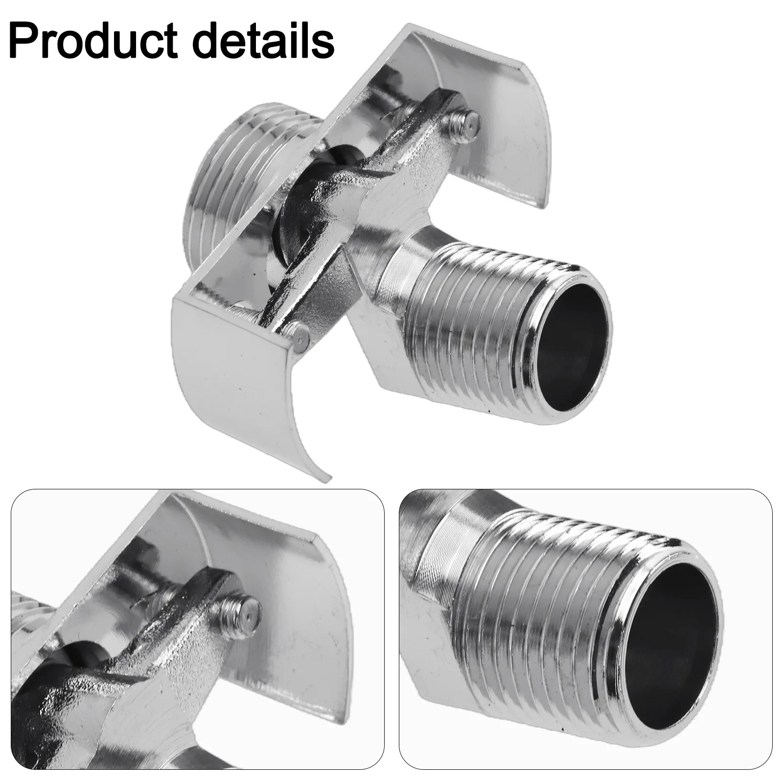 40Degree Adjustable Faucet Angled Curved Foot Eccentric Screw Corner Tap Adapter Shower Conversion Foot Corrector Accessories