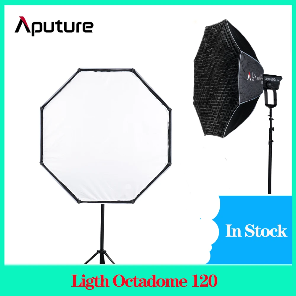 

Aputure Light OctaDome 120 Softbox Umbrella Octagon Softbox Bowens Mount Reflector for Aputure LS 1200d Pro 600d Pro 600x Pro