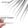 Hot Sale Professional 402 Stainless Steel Ergonomically Eyelashes Tweezers High Precision Anti-Static Makeup Tools Easy to Use 1