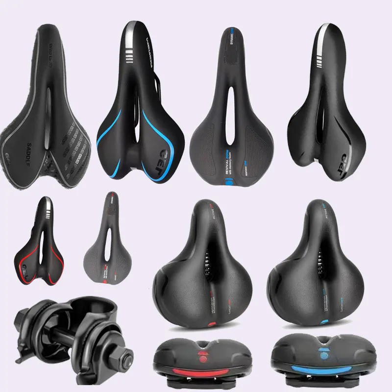Premium Comfort Silicone Bicycle Seat Cushion - Anti-Shock Pain Relief for Cyclists