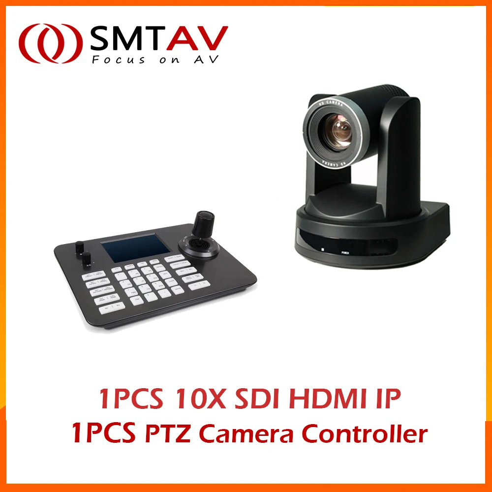 

Free Shipping SDI PTZ Camera 10X Zoom Live Streaming Camera for Church Business Meeting and 1PCS PTZ Camera Controller