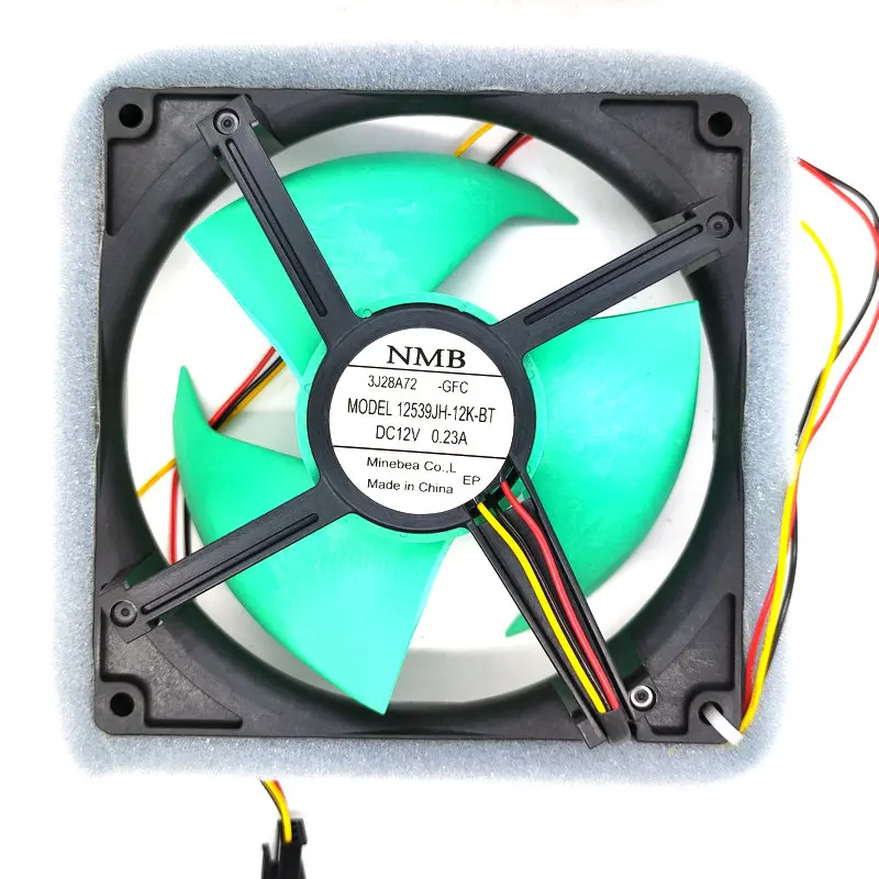 Original Novo 12539jh12k-bt Dc12v 0.23a 12cm para Ventilador de Refrigeração do Refrigerador - Imagem 4