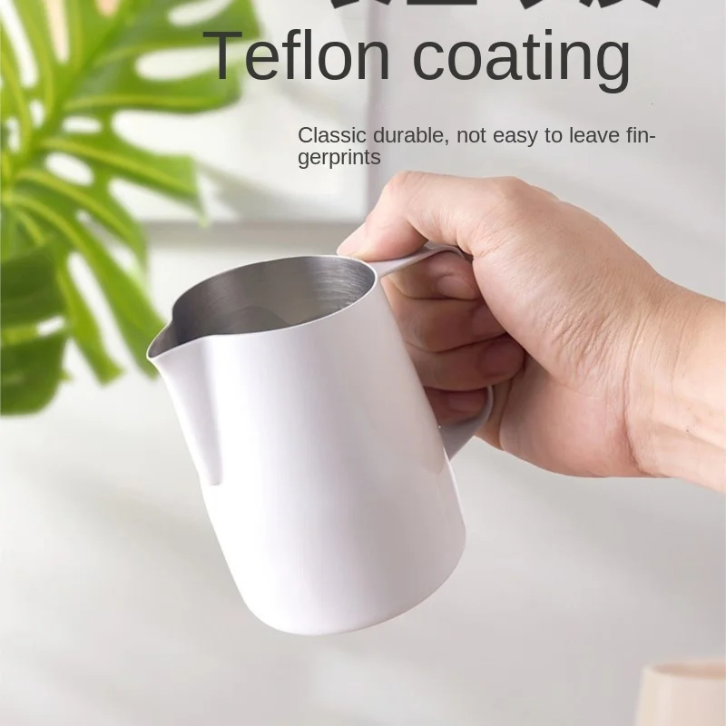 

Frothing Cup Cream Maker, Barista Craft, Espresso Latte Art, Milk Foam Jug Tools, 420ml Stainless Steel Coffee Pitcher Cafe